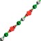 Crystal Lane DIY 7" Designer Holiday Red & Green Glass Bead Mix Strand
